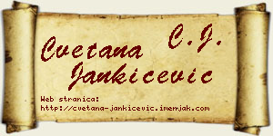 Cvetana Jankićević vizit kartica